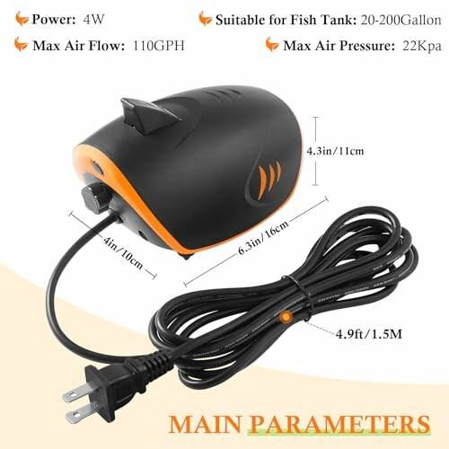 HITOP Aquarium Air Pump