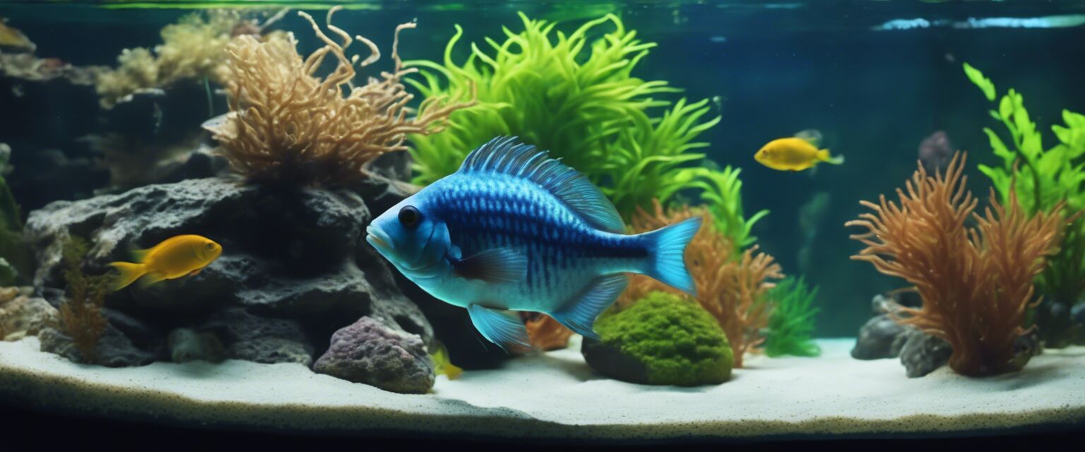 Healthy aquarium fish