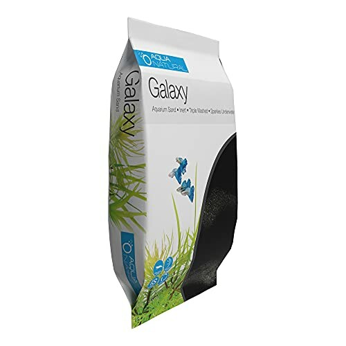 Galaxy aquarium sand package with fish and grass design