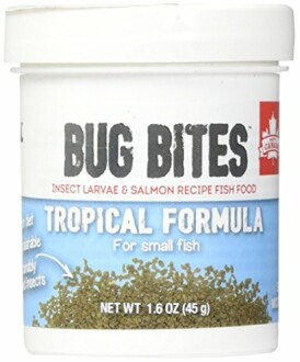 Bug Bites Tropical Formula fish food container