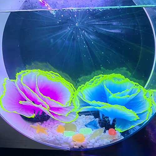 Livfodrm Glowing Fish Tank Decorations