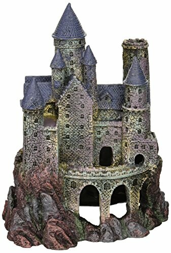 Decorative medieval castle ornament for aquarium.