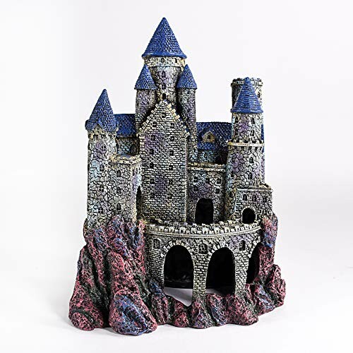 Decorative medieval castle for aquarium.