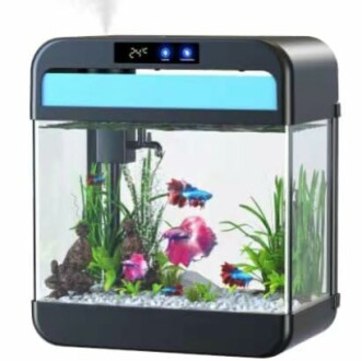 JPHYLL 2.2 Gallon Fish Tank Aquarium Kit