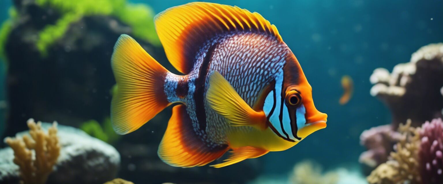 Variety of saltwater fish